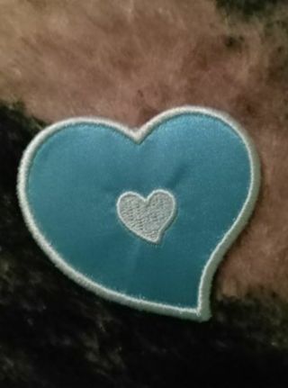 Lite Blue Heart patch new