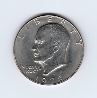 1978 (D) Eisenhower Dollar Circulated