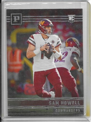 Sam Howell 2022 Chronicles Panini #PA5 Rookie Card