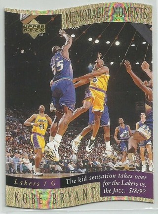  1997 Upper Deck Memorable Moments # 4 of 10-Kobe Bryant