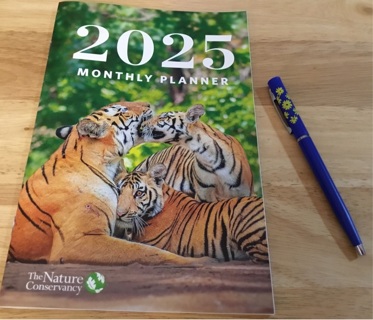 Nature conservancy tigers calendar 