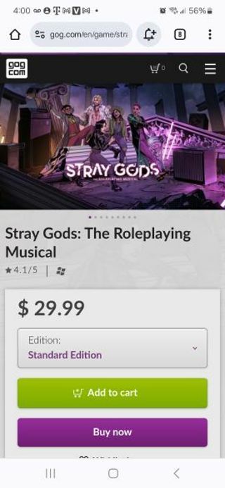 Stray Gods Gog key