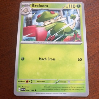 Pokemon trading card - Breloom