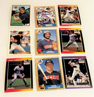 Chicago White Sox-18 Card Lot-All Stars,Hall Of Fame-Baines,Kittle,Guillen,McDowell