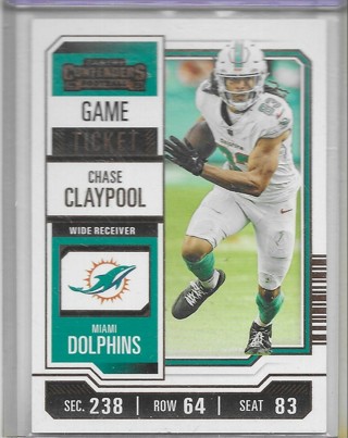 Chase Claypool 2023 Contenders Game Ticket Bronze #17