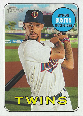 2018 Topps Heritage Minnesota Twins 2-Card Lot