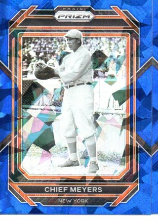 2023 Panini Prizm Chief Meyers Blue Ice