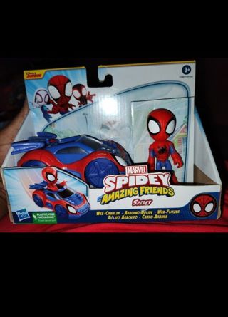 Marvel Spidey & his Amazing Friends Spider-Man with Spidey Vehicle (Hasbro) toy