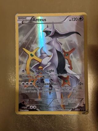 Arceus XY83 Black Star Promo Holo Pokemon Card "WOW" Low Starting Bid