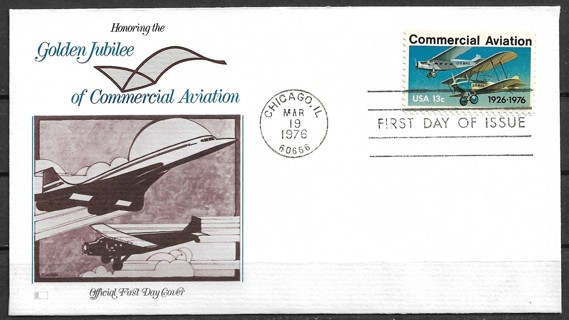1976 Sc1684 Commercial Aviation FDC
