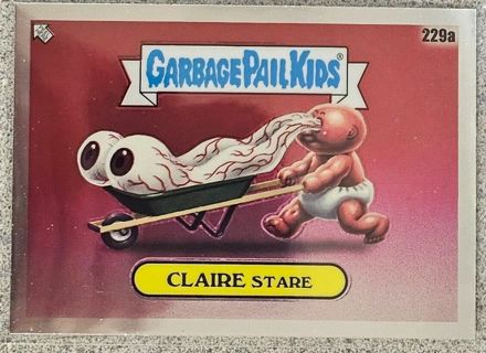 2023 Garbage Pail Kids Chrome #229a CLAIRE Stare GPK Card