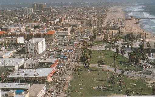 Vintage Unused Postcard: ginz: Venice Beach, Greater Los Angeles, CA