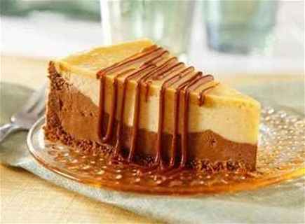  Save Chocolate & Peanut Butter Fudge Cheesecake-HERSHEYLAND RECIPE CARD