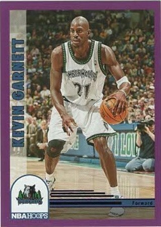 2022-23 Hoops Kevin Garnett Purple Parallel #299!