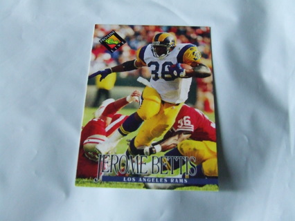 1994 Jerome Bettis St. Louis Rams Classic Live Card #71 Hall of Famer