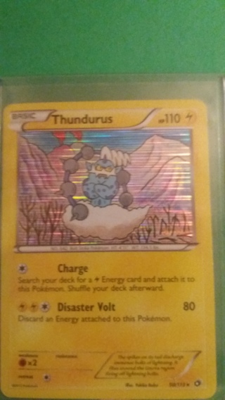 foil thundurus card free shipping