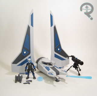 Star Wars Mission Fleet Bo-Katan Gauntlet Starfighter
