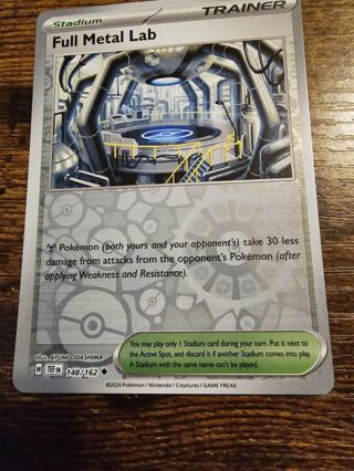 Pokemon Full Metal Lab reverse holo card 148/162