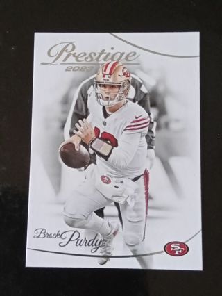 San Francisco 49ers Brock Purdy Football Card