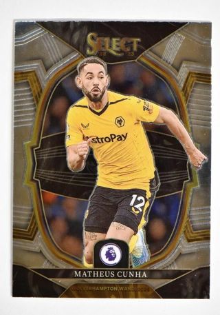 2022-23 Select English Premier League #96 Matheus Cunha Football Card