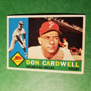 1960 - TOPPS BASEBALL CARD NO. 384 - DON CARDWELL - PHILLIES
