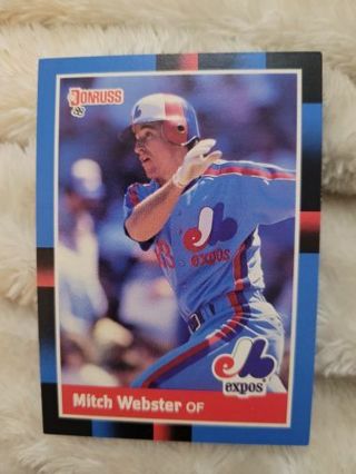 MITCH WEBSTER SPORTS CARD PLUS 2 MYSTERY CARDS