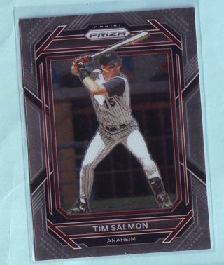 2023 Panini Prizm Tim Salmon Baseball Card # 196 Angels