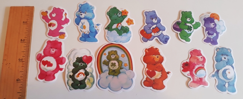 Care Bears Sticker Lot (12)