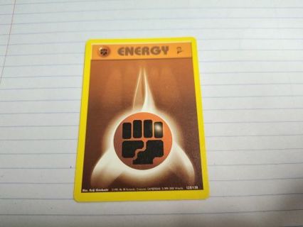 Pokemon Base Set 2 Fighting Energy 125/130 #2