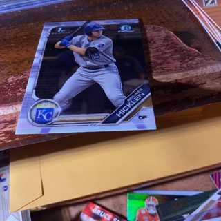 2019 bowman chrome 1st brewer hicklen card 