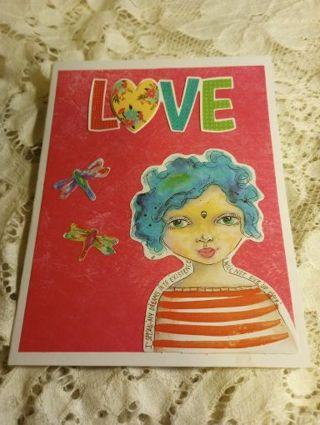 Greeting card "Love"