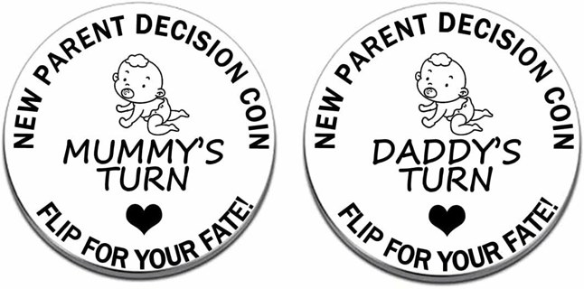 New Parents Decision Coin - Silver