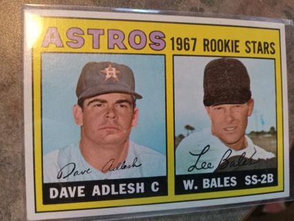 1967 T.C.G. HOUSTON ASTROS ROOKIE STARS- ADLESH/BAKES BASEBALL CARD# 51