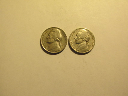 2 1947 US Nickels