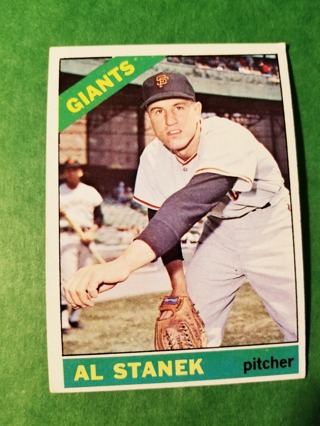 1966 - TOPPS EXMT - NRMT BASEBALL - CARD NO. 437 - AL STANEK - GIANTS