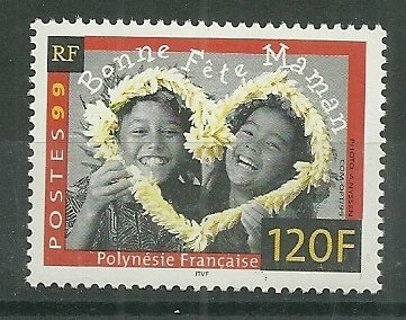 1999 French Polynesia Sc757 Happy Mother's Day MNH