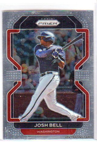 Josh Bell, 2022 Panini Prizm Card #190, Washington Nationals,  (EL4)