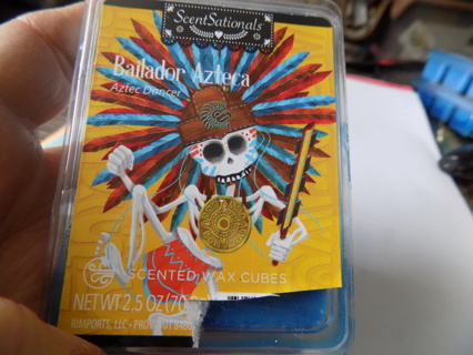 NIP Scent Sational blue wax melt tarts Bailador azteca Aztec Dancer