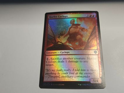 Magic the gathering mtg Hurler Cyclops foil Dominaria United