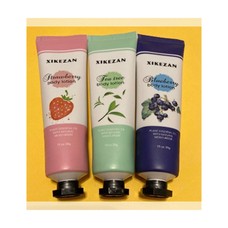 Body Lotions - Strawberry, Blueberry, Tea tree