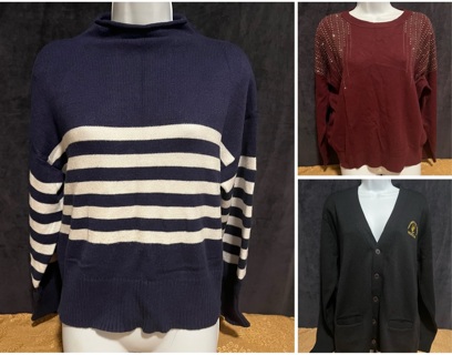 Ladies Three Sweater Bundle Sizes Medium & Large