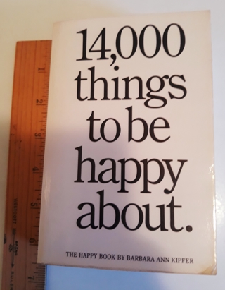 "14,000 Things to be Happy About" book, used