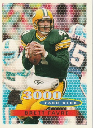 1996 Topps Brett Favre #371 Green Bay Packers