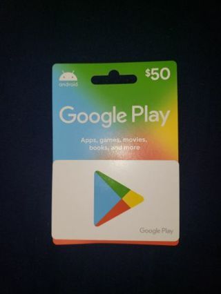 $50 Google Play Gift Card!