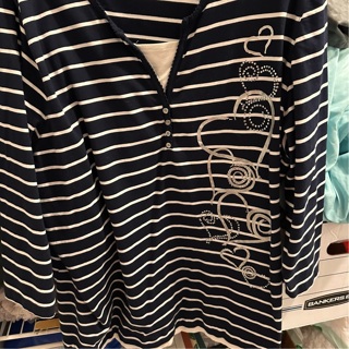 Woman’s striped shirt new