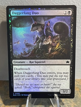 Magic the Gathering MTG BLB Daggerfang Duo 89 Foil