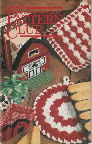 Annie's Quick & Easy Pattern Club Magazine: Crochet, Sewing, Cross Stitch, Knitting #87
