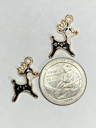 CHRISTMAS CHARMS~#19~SET OF 2 CHARMS~SET 2~FREE SHIPPING!