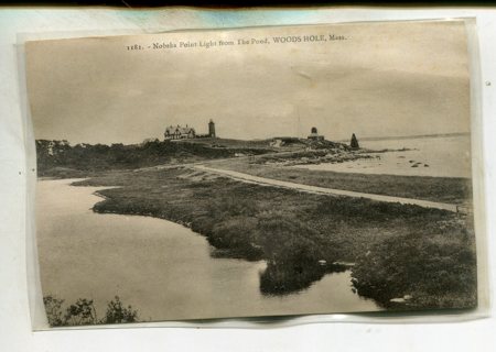 1910-1920 Nobska Point Lighthouse-Woods Hole, Ma. RPPC