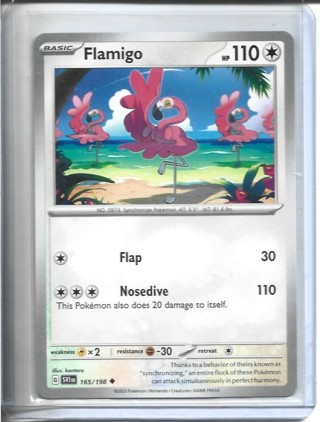 Pokemon Scarlet & Violet Flamigo Card 